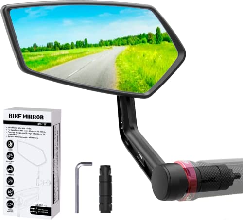 Rotatable Wide-Angle Bike Mirror for Mountain Bikes