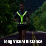 Geyoga LED Reflective Running Vests – Adjustable & Waterproof