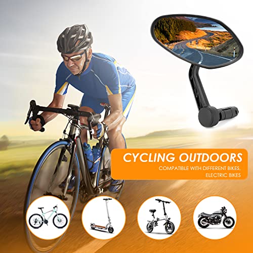 Thick Glass Bike Mirror for Handlebars