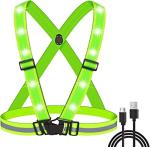 LED Reflective Safety Vest for Night Activities