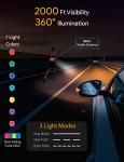 Olook Rechargeable LED Reflective Running Light Vest