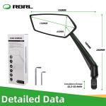 Rotatable Bike Mirrors with Wider View (Set)