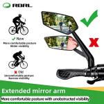 Rotatable Bike Mirrors with Wider View (Set)