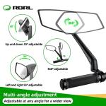 Rotatable Bike Mirrors with Wider View (Set)
