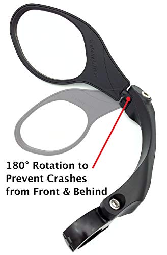 Stainless Steel Bike Handlebar Rearview Mirror