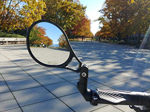 Hafny E-Bike Bar End Mirror, HD Glass