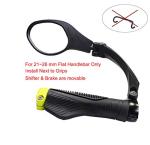 Hafny Stainless Steel Bike Handlebar Mirror (Left)