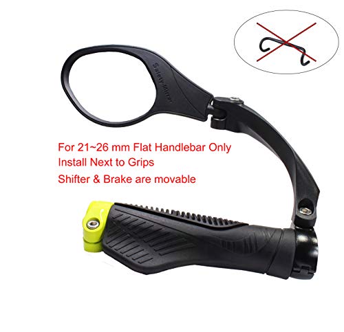 Stainless Steel Bike Handlebar Rearview Mirror