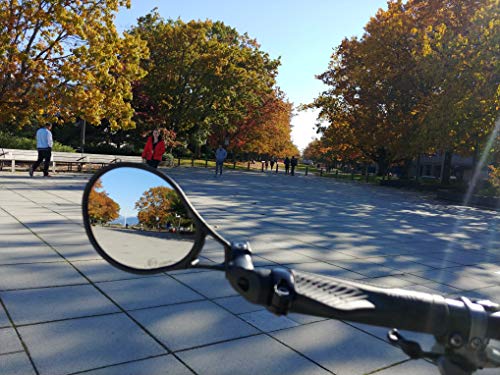 Hafny E-Bike Bar End Mirror, HD Glass