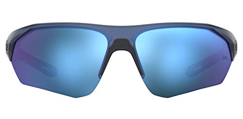 Under Armour Blue Cycling Sunglasses, 72mm