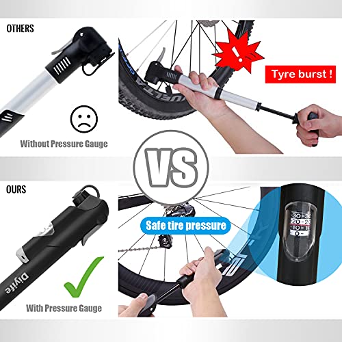 Diyife Mini Bike Pump with Accessories
