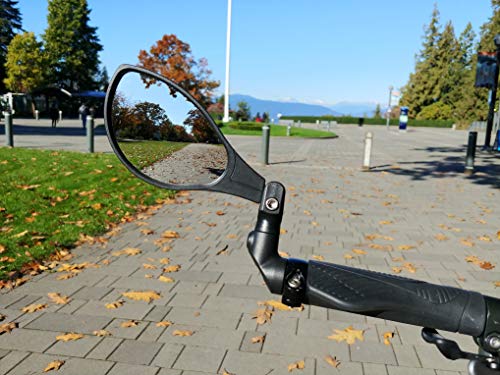 Hafny Bar End Bike Mirror with HD Glass