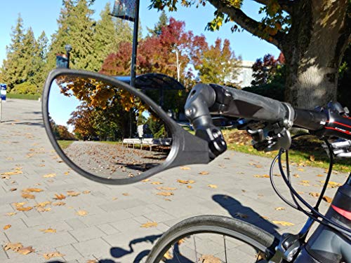 Hafny Bar End Bike Mirror with HD Glass