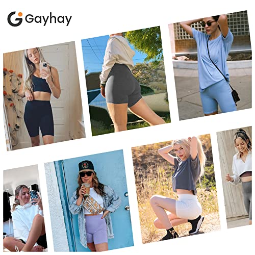 Women's High Waist Cycling Shorts with Pockets