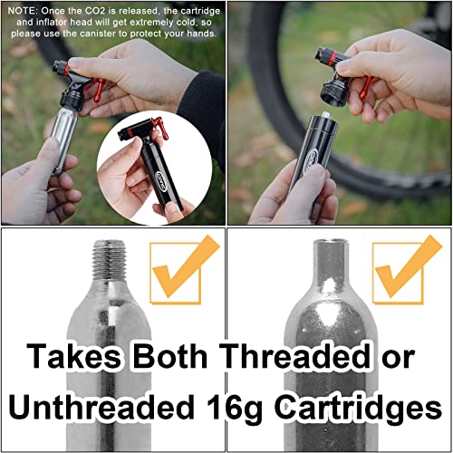 Bike Repair Kit - Inflator & Tubeless Tire Fix