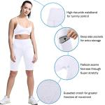 High Waisted Biker Shorts with Pockets for Women