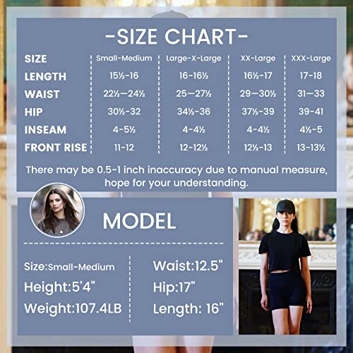 Women's High Waist Cycling Shorts with Pockets
