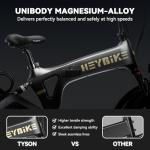 Heybike Tyson Folding Electric Bike with 20" Fat Tires