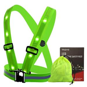 TAGVO USB Rechargeable LED Reflective Safety Vest