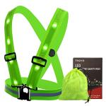TAGVO USB Rechargeable LED Reflective Safety Vest