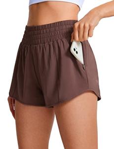 High Waisted Women's Quick Dry Running Shorts