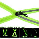 TAGVO USB Rechargeable LED Reflective Safety Vest