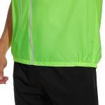 Men's High Visibility Reflective Windbreaker Vest, Yellow