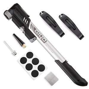 Portable Mini Bike Pump with Pressure Gauge
