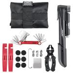 Bike Repair Tool Kit with Pump & Saddle Bag