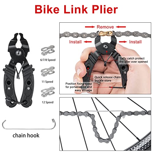 Bike Repair Kit with Pump and Bag
