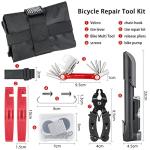 Bike Repair Tool Kit with Pump & Saddle Bag