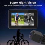 Blueear 1080P Bike Mirror Camera with Night Vision