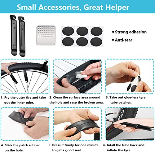 Bike Repair Kit with Multitool and Bag
