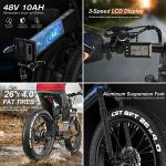 TotGuard 26" Fat Tire Electric Mountain Bike