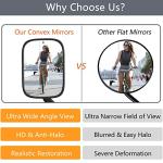 Kuxssul HD Bike Mirrors - Left & Right Set