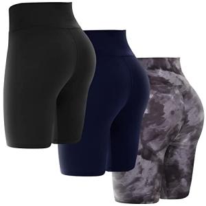 GAYHAY Women's High Waisted Biker Shorts - 3 Pack