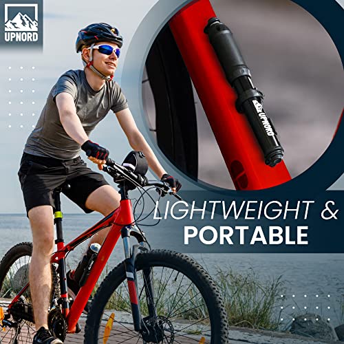Compact Bike Pump with Presta/Schrader Valves