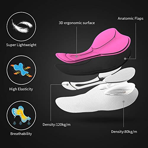 4ucycling Women's Bike Tights | 3D Padding