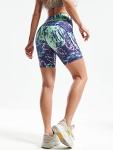 High-Waisted Compression Bike Shorts with Pockets - Pink