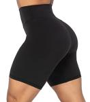 High-Waist Biker Shorts for Women with Pockets