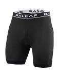BALEAF Men's 4D Padded Cycling Shorts, Black