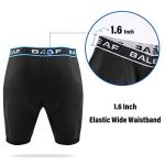BALEAF Men's 4D Padded Cycling Shorts, Black