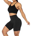 High-Waist Biker Shorts for Women with Pockets