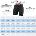 BALEAF Men's 4D Padded Cycling Shorts, Black