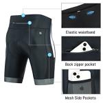 Men's Padded Cycling Shorts - Grey, Medium