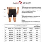 BALEAF Men’s Padded Cycling Shorts - Blue