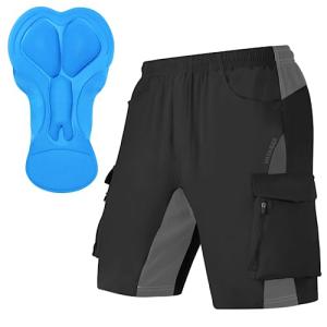 Padded Men's MTB Shorts - Black