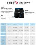 BALEAF Men’s Padded Cycling Shorts - Blue