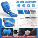 Hiauspor Men's Padded Mountain Bike Shorts – XL Green