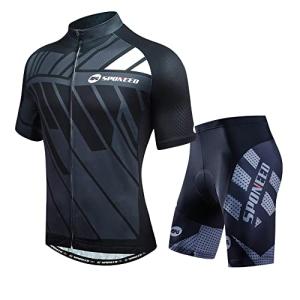 Men's Short Sleeve Cycling Jersey and Padded Shorts